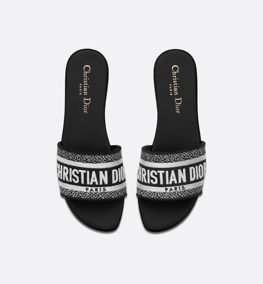 CD Embroidered Logo Dway Slide